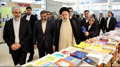 رئیس الجمهوریة یزور معرض طهران الدولی للکتاب
