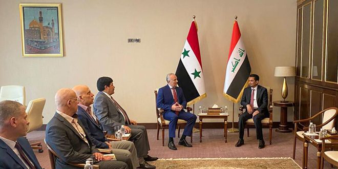 مذاکرات سوریه و عراق در مورد تقویت همکاری در بخش حمل و نقل .