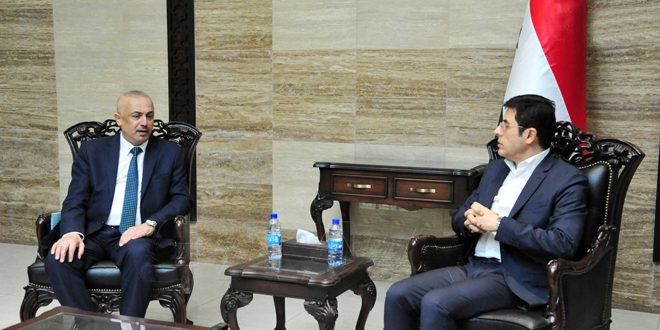 گفتگوی وزیر بهداشت با کاردار سفارت عراق در دمشق درباره همکاری در حوزه بهداشت