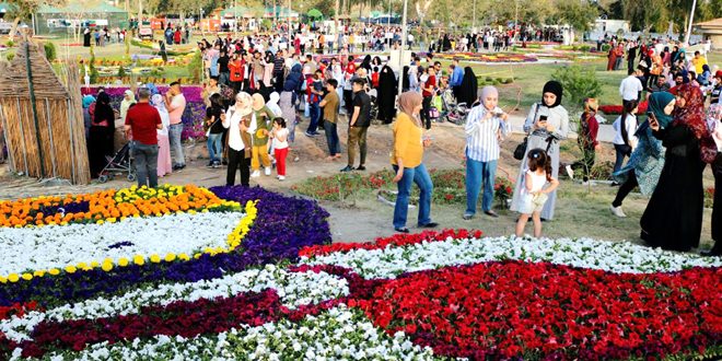 حضور سوریه در نمایشگاه گل و گیاه بغداد