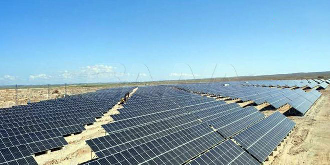 یک پروژه پیشگام برای انرژی خورشیدی از شبکه برق سوریه با 60 مگاوات پشتیبانی می‌کند