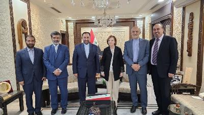 دیدار سفیر ایران با وزیر فرهنگ سوریه